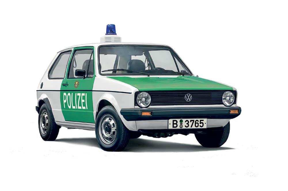 Italeri Scale Volkswagen Golf Police Car Plastic Model Kit IT3666 1/24