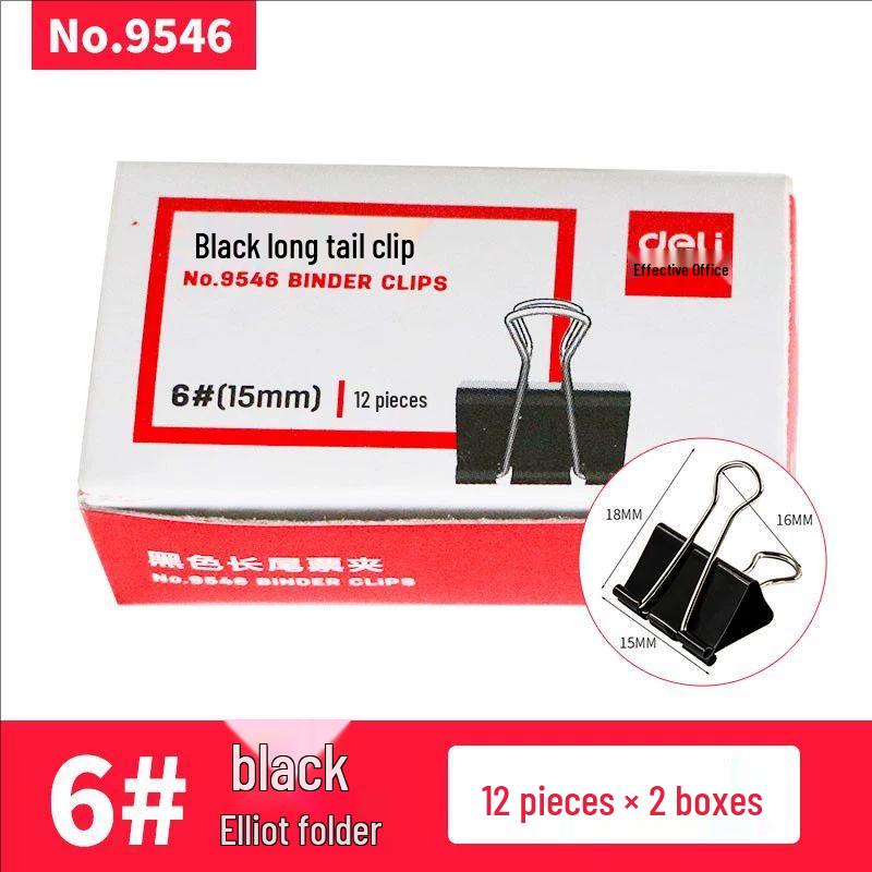 

Набор цветных зажимов-ласточек с длинным хвостом - Большие, средние, маленькие железные канцелярские скрепки