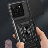 Shockproof Armor Case for Xiaomi Mi 14T Pro 13T 12T 11T with Car Magnetic Ring Holder Phone Cover Protection
