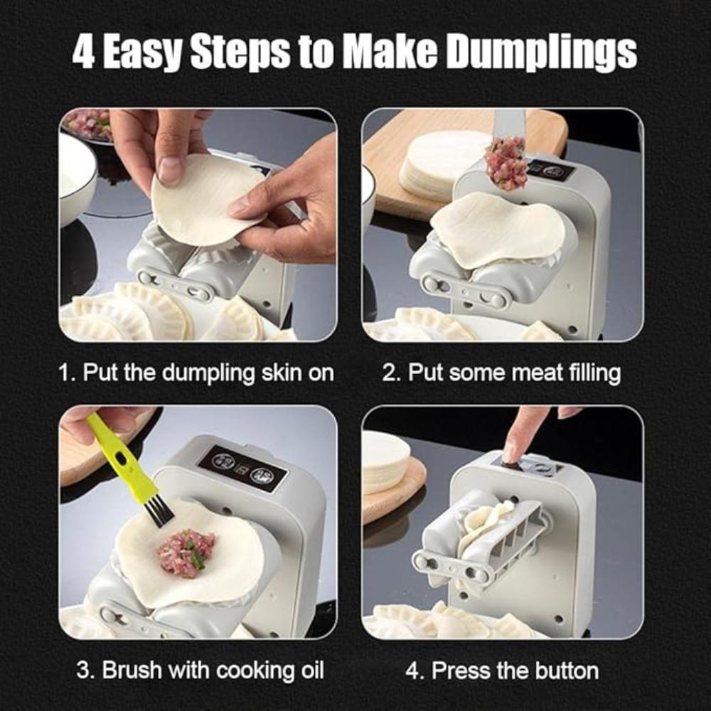 Electric Automatic Dumpling Maker Rechargeable Pressing Dumpling Mould  Kitchen Newbie