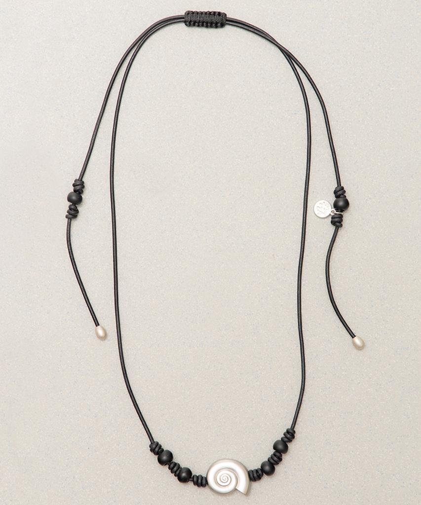 Towtow Archive Concha Necklace Black