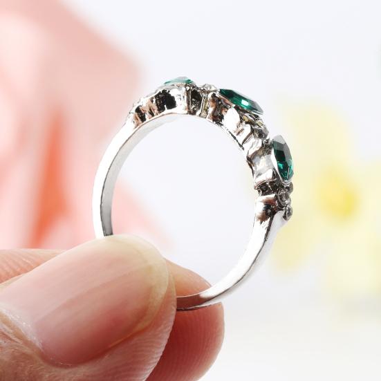 Women's Elegant Vintage Rhinestone Finger Knuckle Ring Gift Jewelry