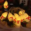 LED Weihnachtsdekoration, Weihnachtsschneemann, festliche Atmosphäre, Weihnachtsbaumschmuck, bunte Lichterkette
