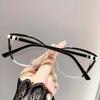 New Pochromic Myopia Glasses Anti-blue Light Cat Eye Sunglasses for Women Color Changing UV Protection Goggle Shades