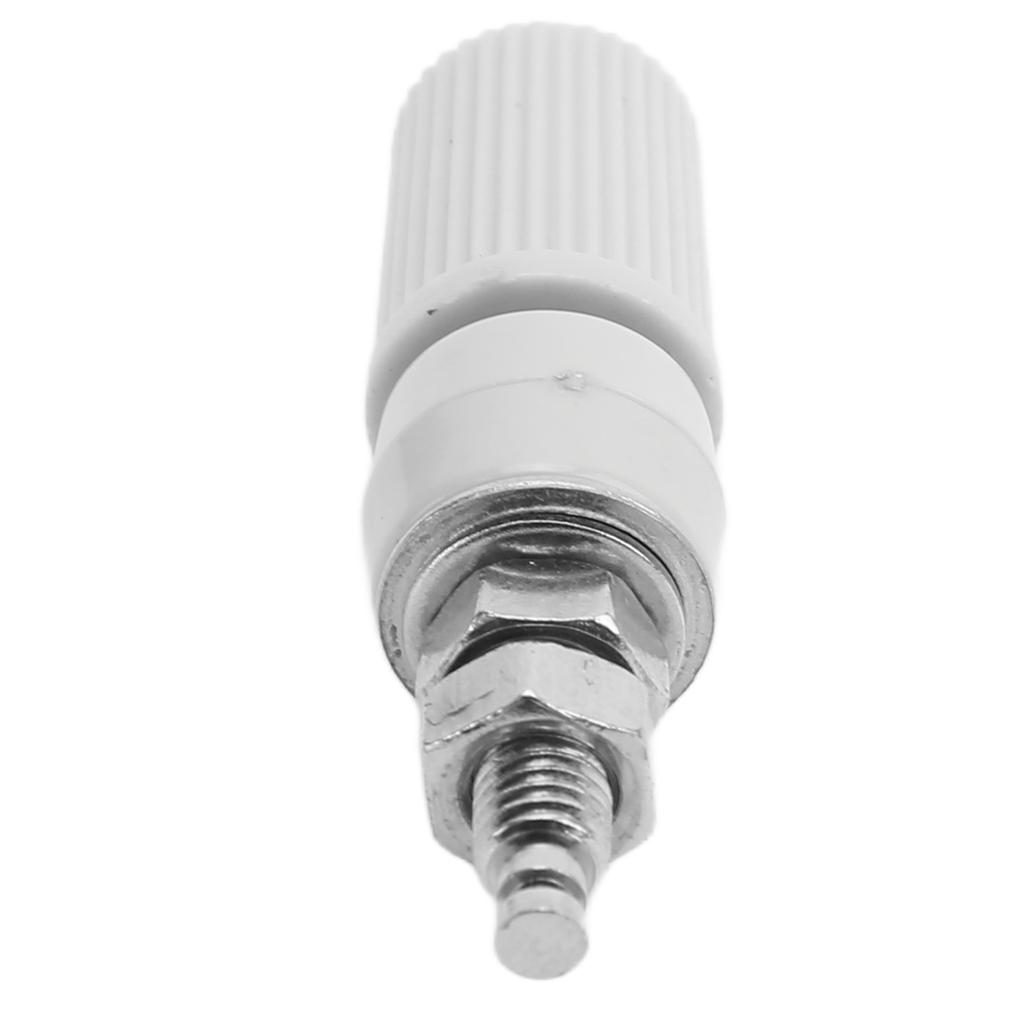 10pcs 4mm Banana Binding Post Socket M5 Copper Nickel Plated Female for Electronic Equipment