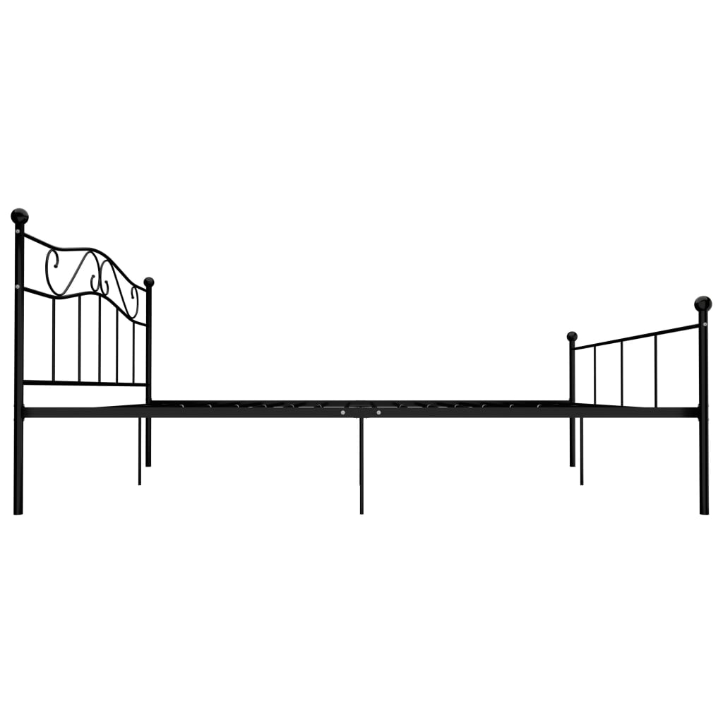 Black Metal Bed Frame 200*200 Cm