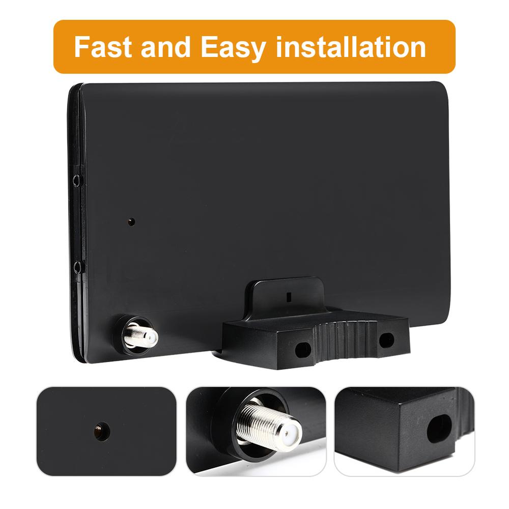 2025 Upgraded TV Antenna 780+ Mile Indoor Outdoor for Smart Digital TVs Older TVs 33ft Cable Supports 4K 1080p Amplifier Signal