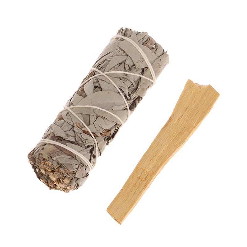 10Cm White Sage Bundle California Energy Smudge Stick For Spiritual Incense Stick Burning Aromatherapy Energy Cleansing Bundles