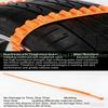 652F Easy To Apply Rubber Grip Strap For Vehicles Features Rapid Setup And Practical Construction Snow Cha for Muddy Roads
