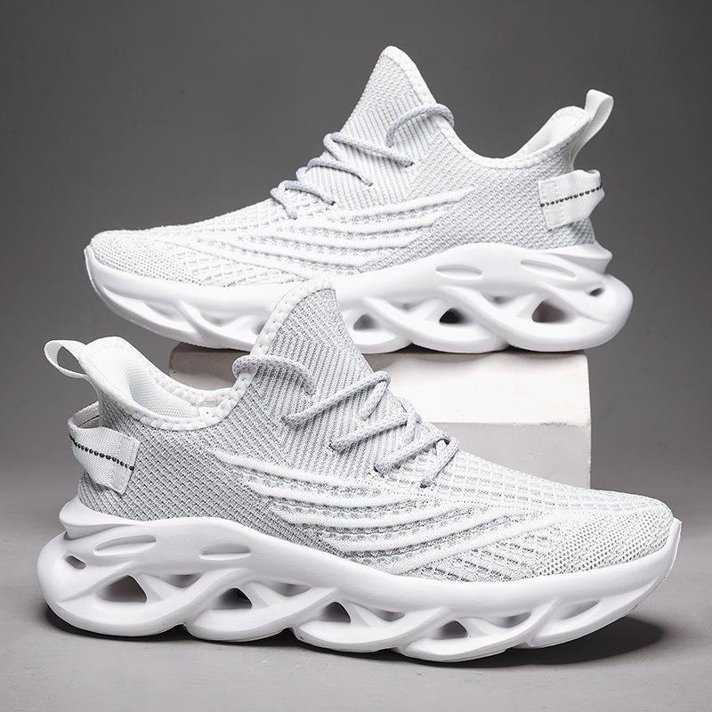 Sports Shoes Men's Fly Woven Mesh, Light Men's Shoes with Fried Dough Twists Soles Sneakers