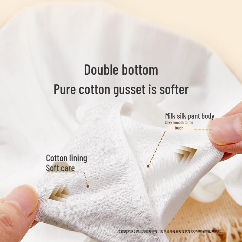 Women's Disposable Antibacterial Milk Fiber Briefs