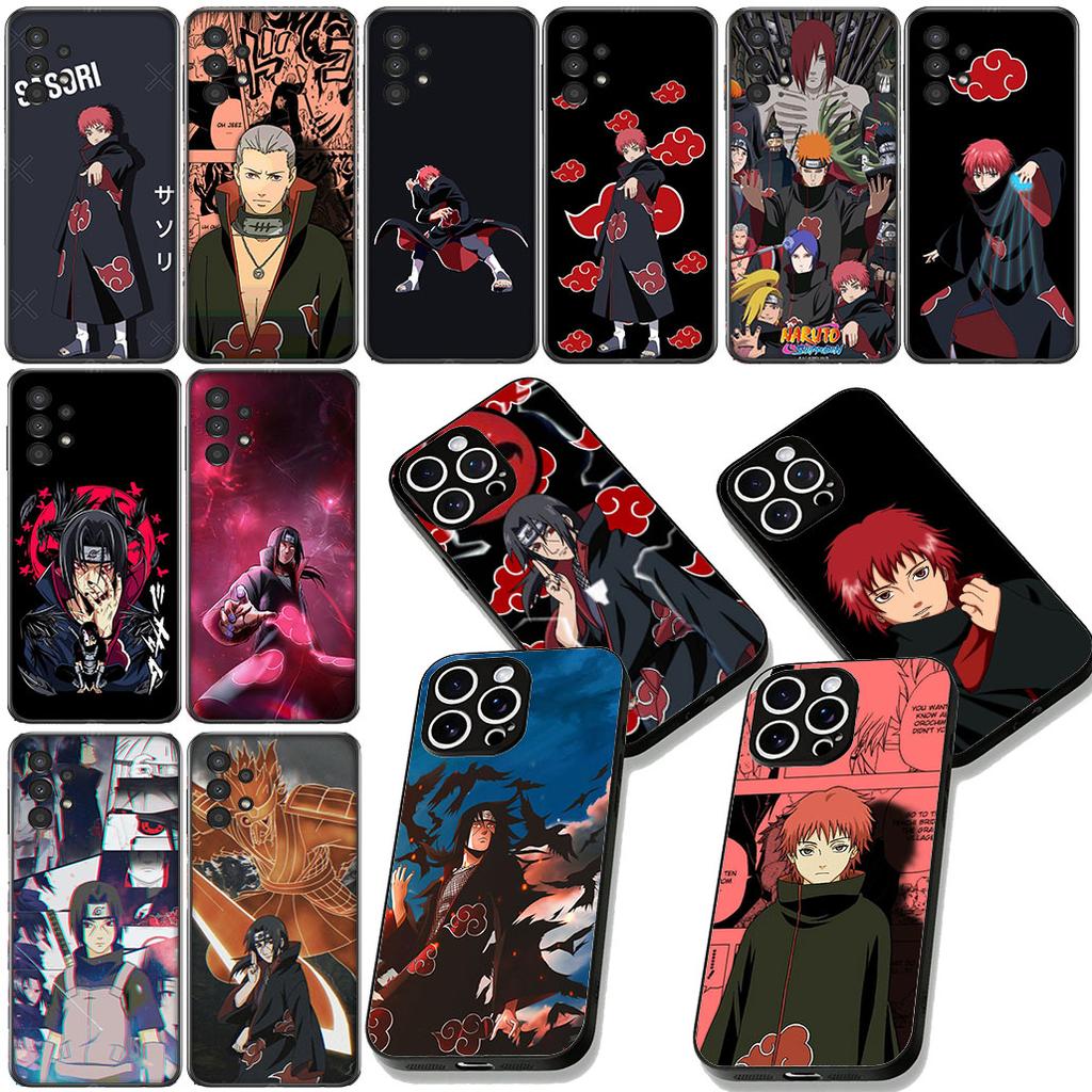 Sasori Itachi Uchiha Akatsuki Narutos Phone Case for OPPO A40 A60 A80 A38 A18 A17 A16 A78 A79 A54 A25 A57 4G 5G Protective Cover