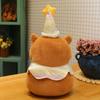 Birthday Capybara Plush Toy Girl Star Hat Doll Party Cloak Kapi Ornaments for Dolls