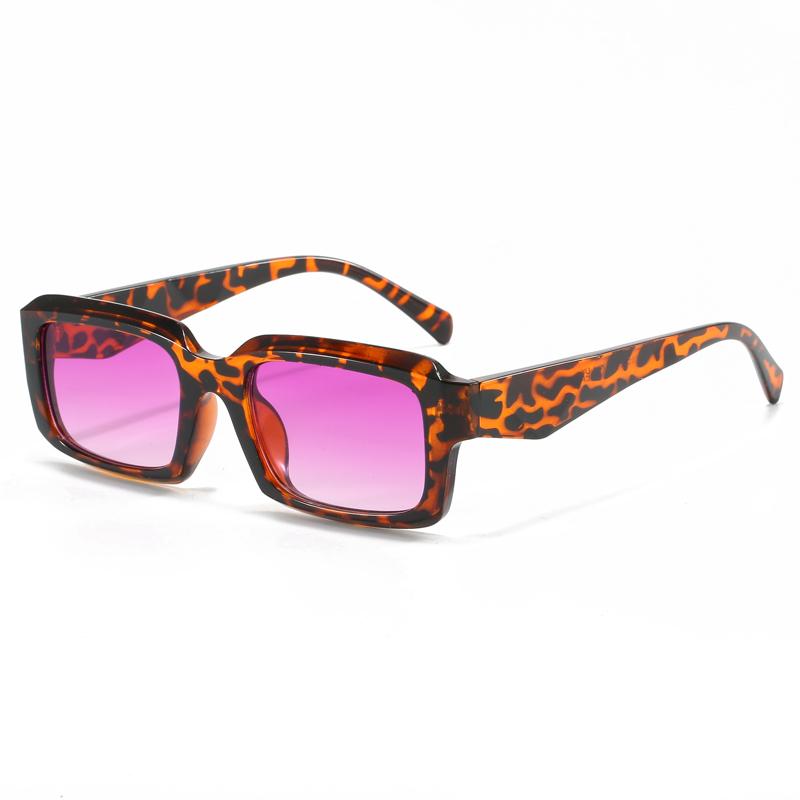 New Square Gradient Sun Glasses Personalized Retro Street Po Sunglasses Male Driving Sun Protection Eyeglasses Female