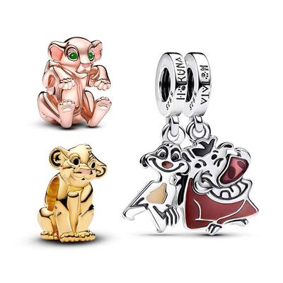 925 Silber Charms für 3mm Armband Der König der Löwen DIY Schmuck Geschenke für Frauen