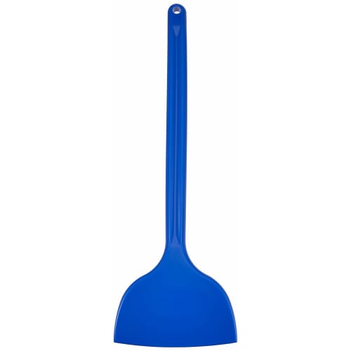 Iizuka Long Handle Silicone Clean Spatula (Large), Blue, Silicone Rubber, Made In Japan, WKL1503