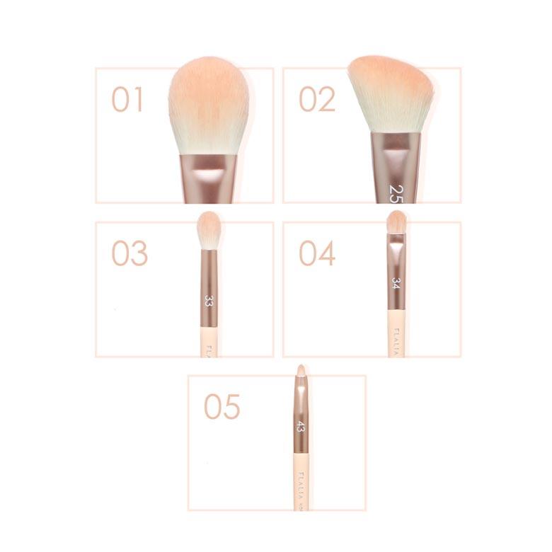 FLARIA Muhly Brush Set 5items