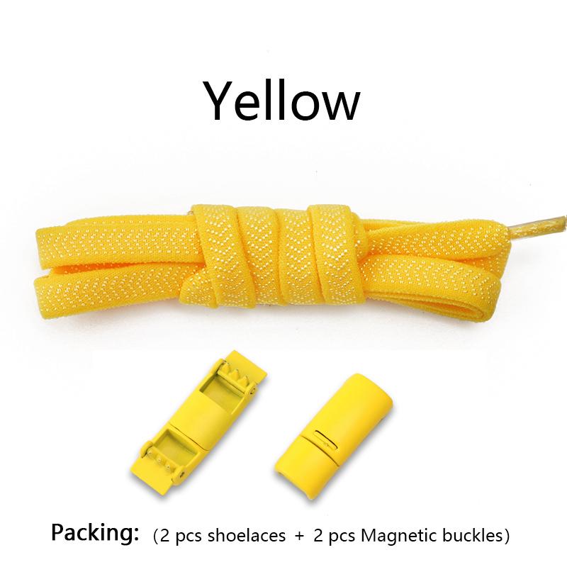No Tie Shoelaces Magnetic Shoe Laces Clip Without Ties Shoelace Flat Elastic Laces for Sneakers Rubber Laces Stretch Shoestrings
