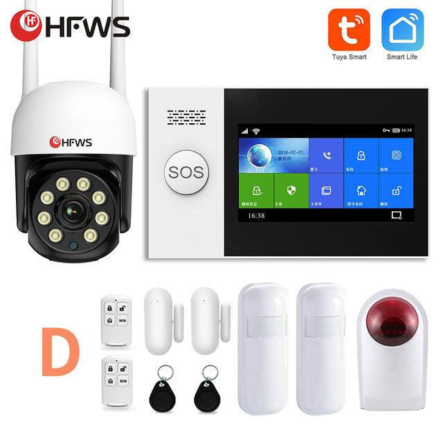 Buy HFWVISION Tuya Smart Home Security Alarms for Home Wireless Alarm