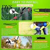 Ergonomic Lawn Mower Sling Weed Eater Strap Shoulder Pads Upgraded Stainless Steel Clip with Adjustable Harness Back Protector for