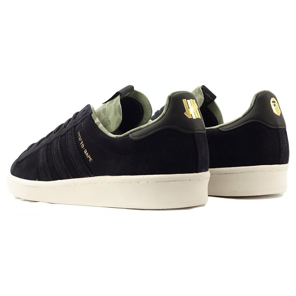 Campus Undefeated x A Bathing Ape x Campus Adidas Originals 80er 'Schwarz' Q34750