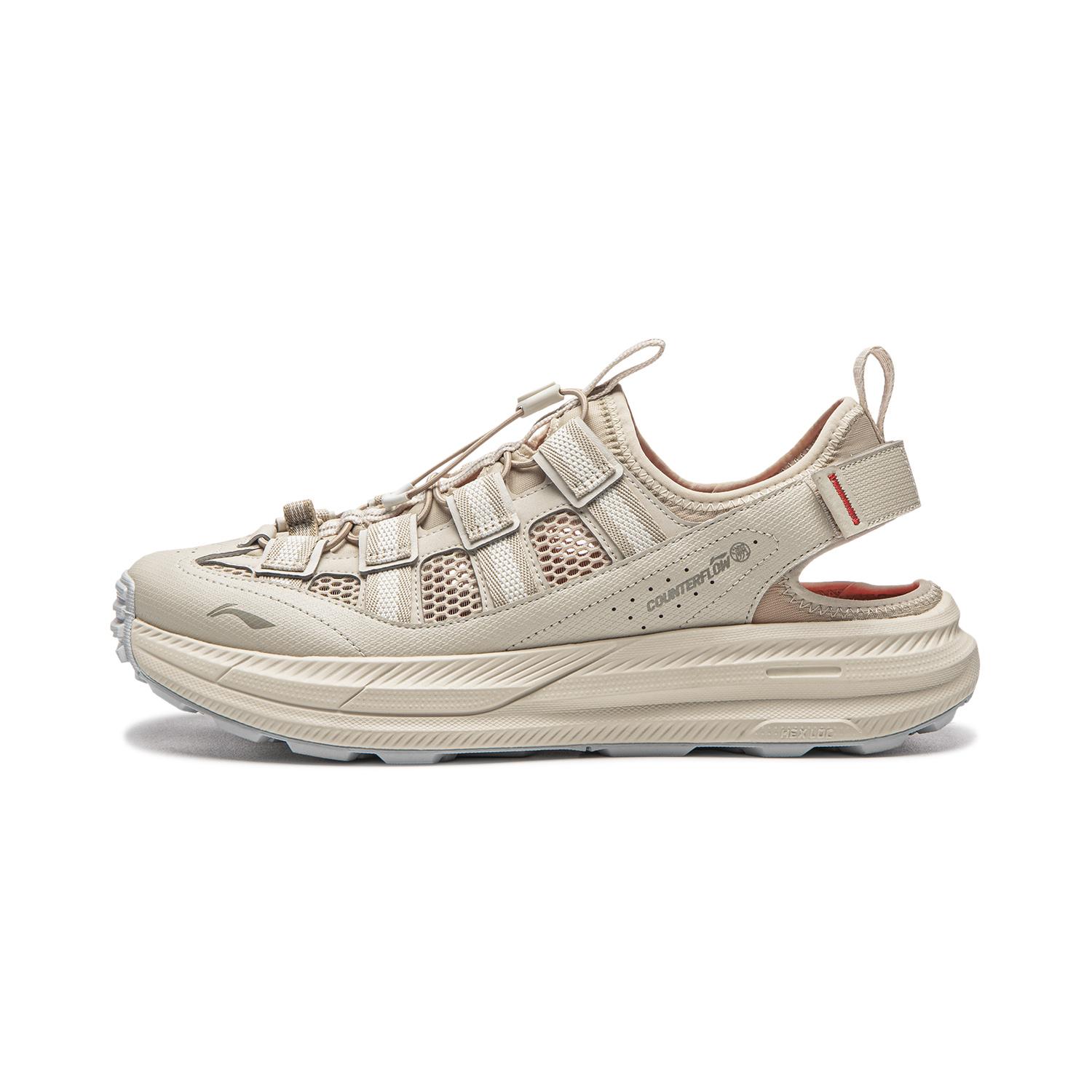 

Li Ning Мужские ботинки для ходьбы по воде Outdoor CF Овсяно-серый Прибрежно-серый AHLW003-2 39