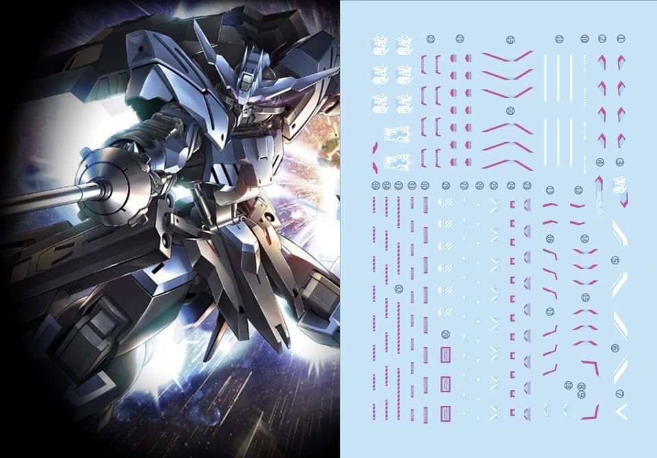 

HG RG EG Robot MS Yukisha Detail Up Water Transfer Decal HG Gundam Vidal Fluorescent!! 1/144 (для 1/144 HG-60) [Элемент]