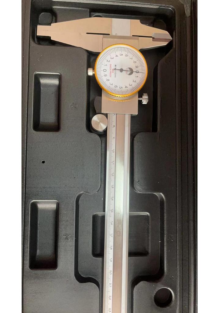 Dial Caliper 0-300mm: High Precision Oil-Marked Vernier Stainless Steel Caliper