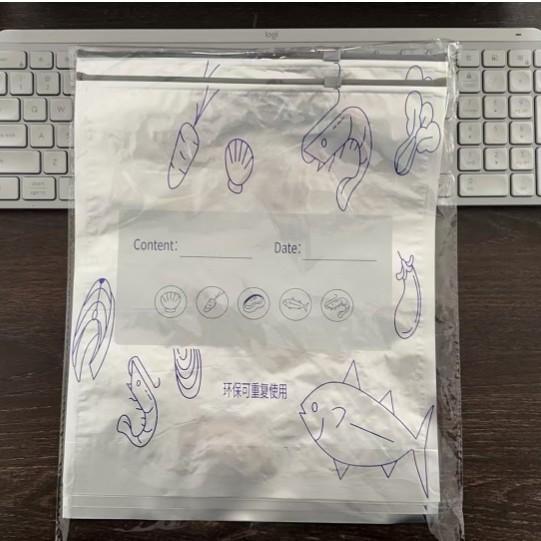 10 Stück Extra-dicke Lebensmittelgeeignete Gefrierbeutel für Haushaltskühlschränke