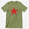T-shirt Czerwona Gwiazda Noszony przez Michaela Stipe