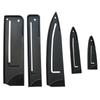 Kitchen Accessories Knife Sheath Protective Cover Plastic Knife Cover Knife Scabbard Black