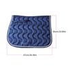 5mm Thick Sponge Resin Cotton Filled Horse Saddles Pad With Quilting For Pressure Distribution And Sweat Absorption