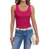 Top Casual de Moda Feminino Sólido com Lantejoulas Brilhantes Festa Rave Festa Costas