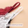 European & American Lace Patchwork Thin Strap Thong Lingerie - Sexy, Breathable Women's Panties