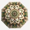 1 Stück Lotus-Mandala-Schirm - 8 Speichen verstärkt, Automatisches Öffnen, Leicht & Langlebig, Niedliches Modeaccessoire für den Außenbereich, Strand oder Freizeit, Strandschirm