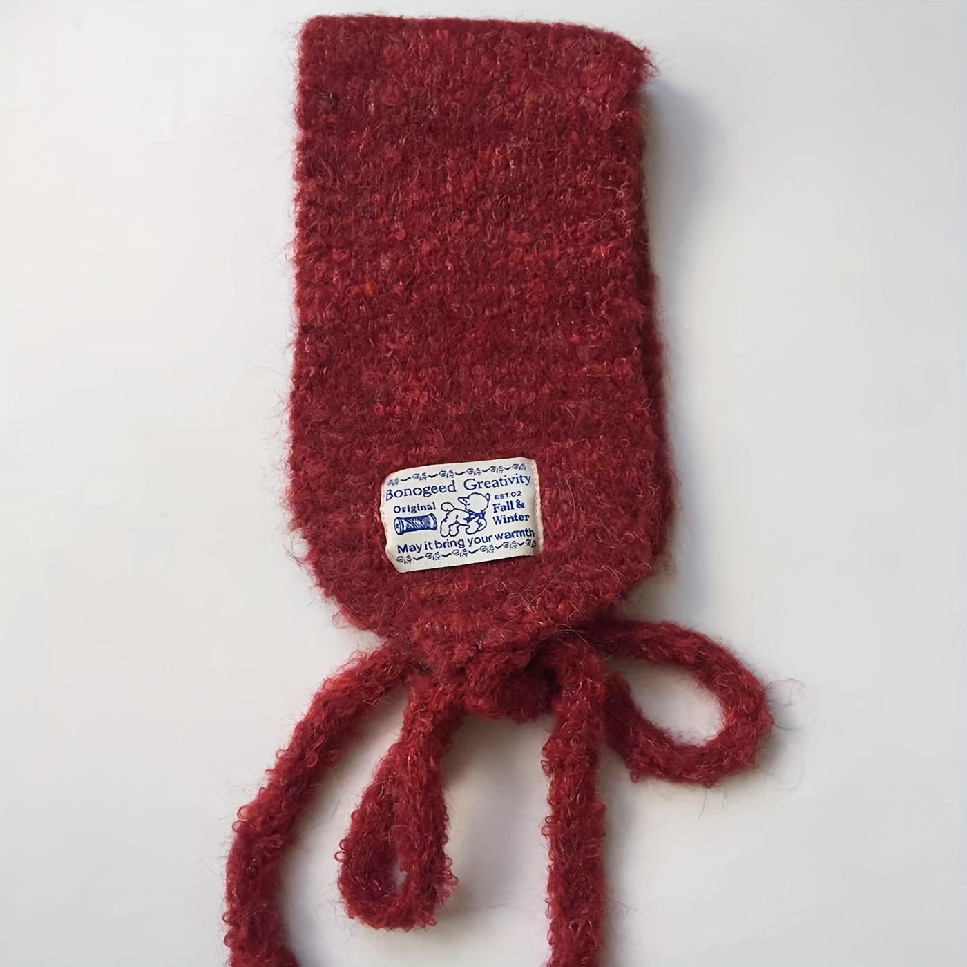 

Cozy Fleece Hooded Scarf with Earmuffs - Warm Winter Wrap for Women. Versatile & Soft. Shop Now! червоний