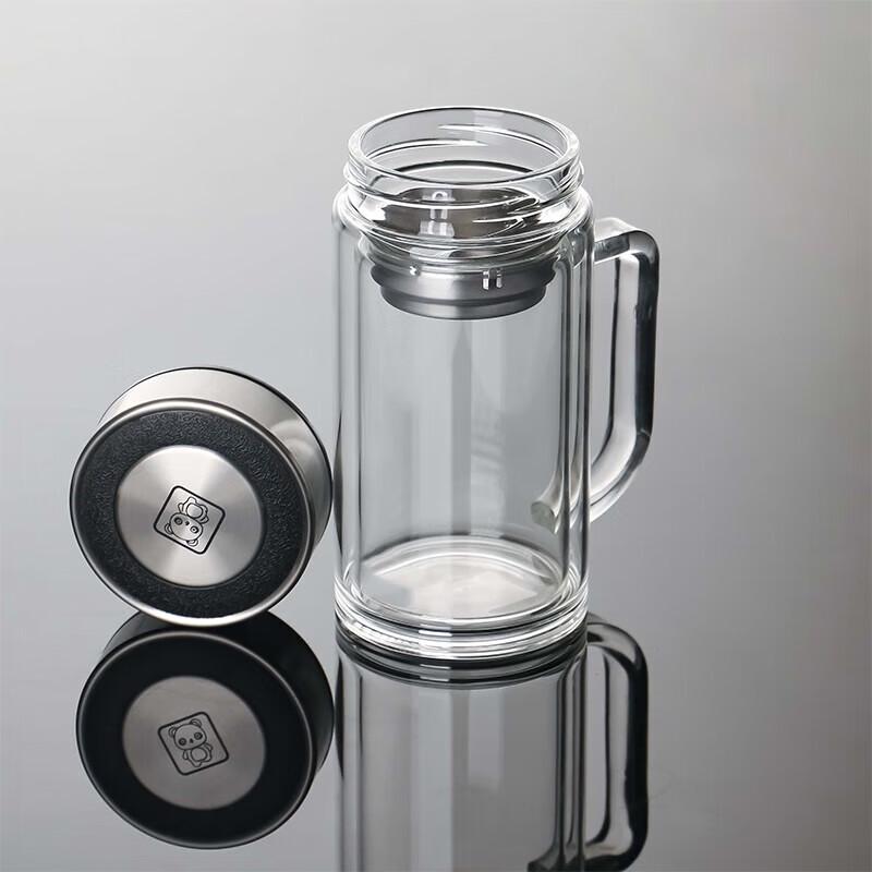 Shangheng Double-Layer Borosilicate Glass Tea Mug