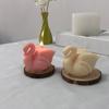 Swan Candle Mold 3D Beautiful Swan Silicone Mold Handmade Ice Cream Fondant Moulds DIY Chocolate Candy Decorating Tool