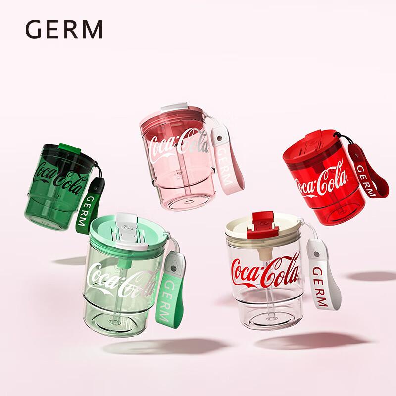 Genie Coca-Cola Bamboo Style Insulated Water Bottle