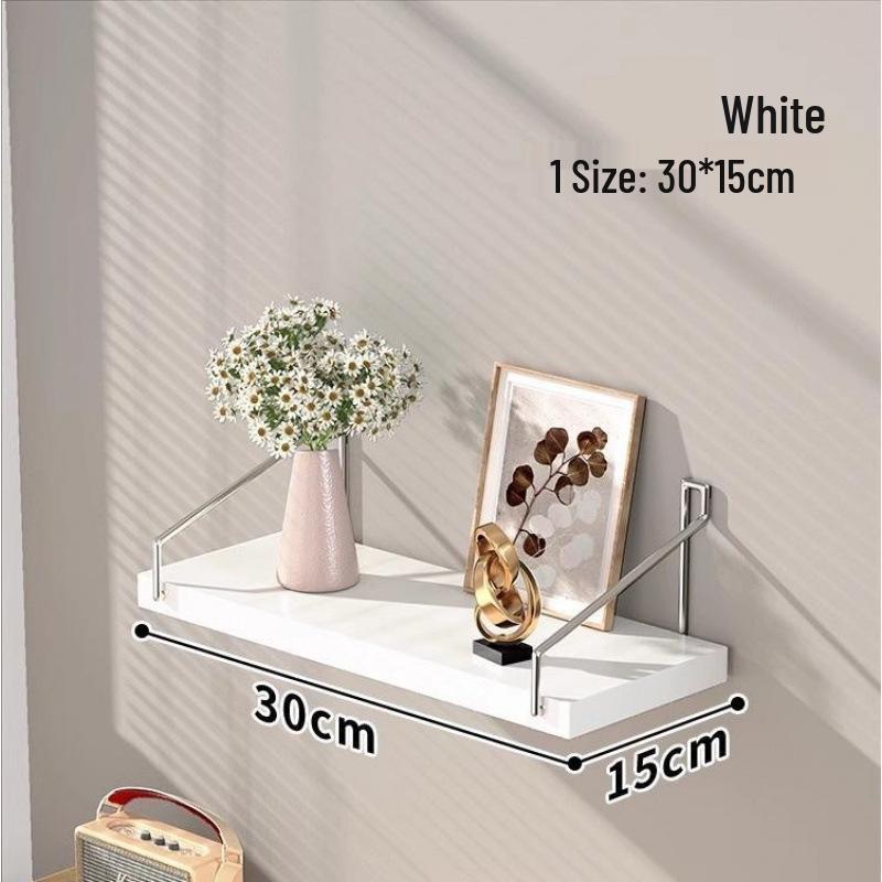 Wall-Mounted Bedside Shelf and Router Holder