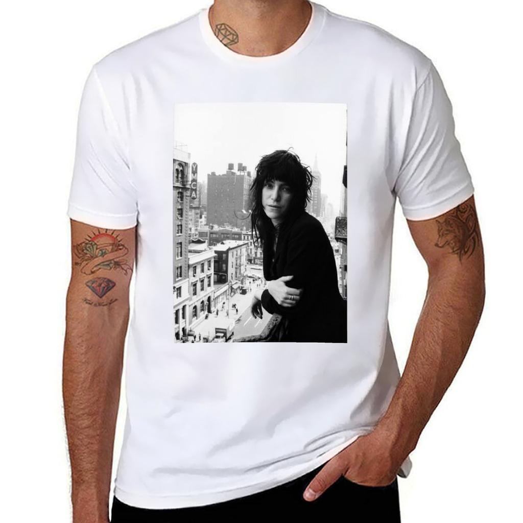 Patti Smith Tshirt Big Size Short Sleeve Tee For Unisex Tshirt