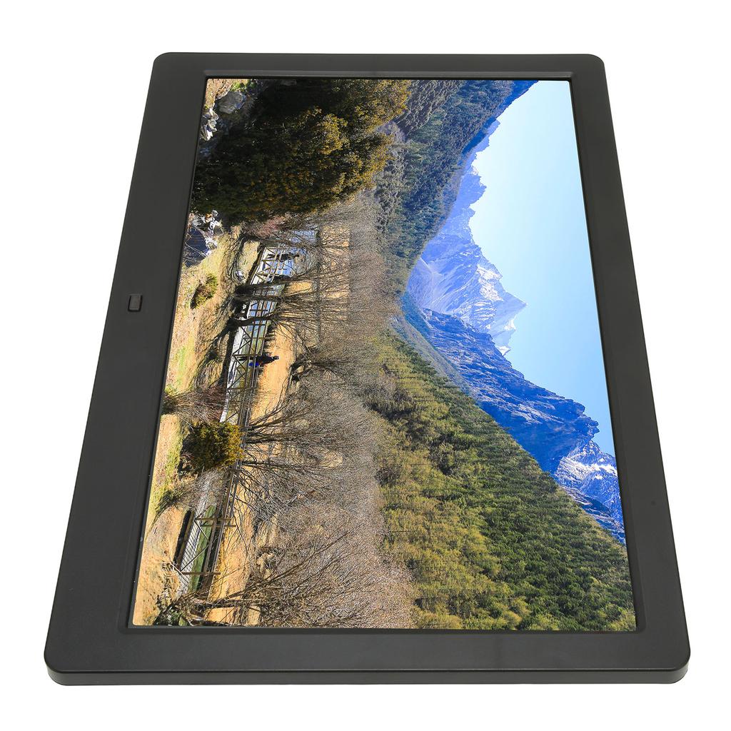 Digital Photo Frame 13 Inch HD Screen Built in Calendar Clock LED Advertising Machine Electronic Picture Album 110‑240V