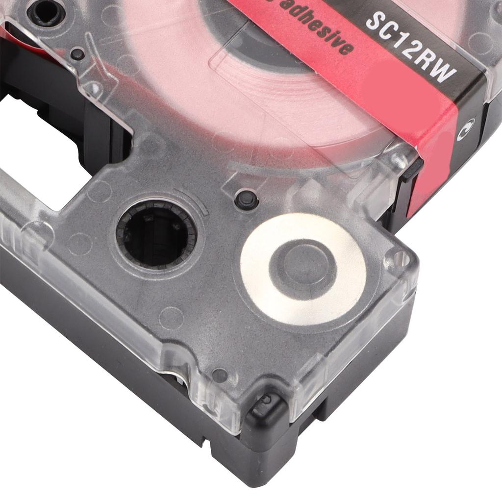 Labeling Tape Corrosion Wear Resistance 12mm Anti Corrosion Label Making for KING JIM Printer