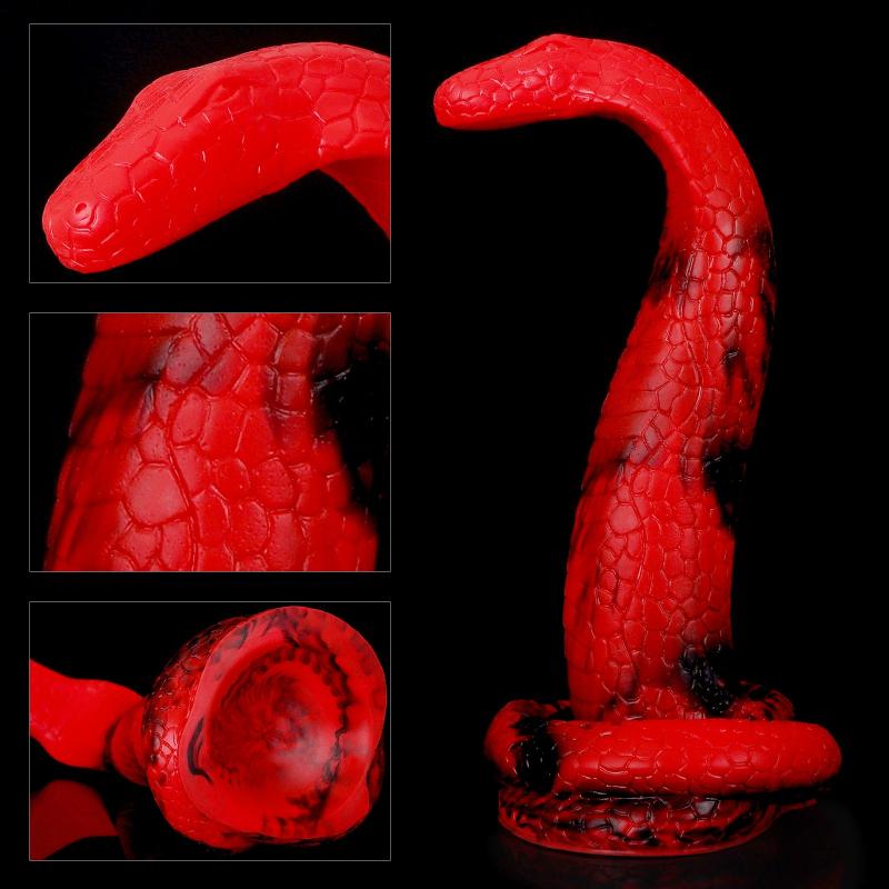 Anal Sex Toy Training Kit, Liquid Silicone Butt Plug,Realistic Dildo with Flared Base for Men & Women