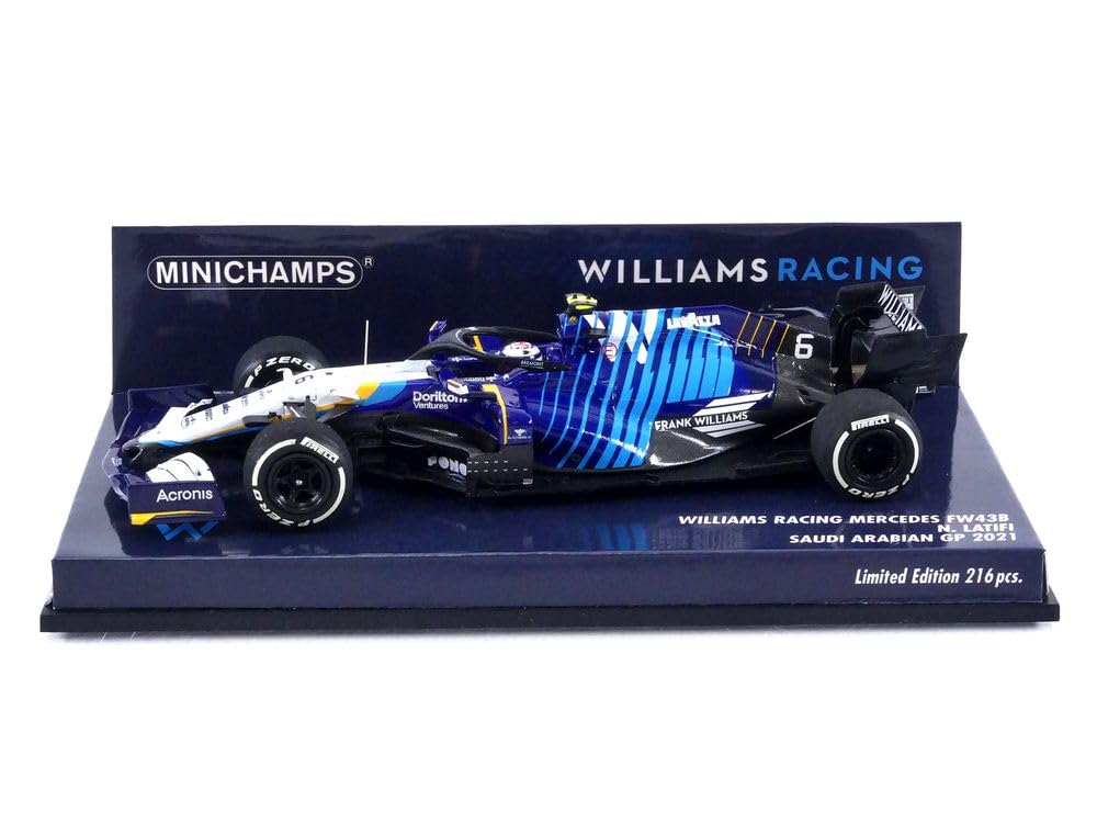 

Minichamps Williams M FW43B Latifi SAU GP2021 Завершенный продукт 1/43