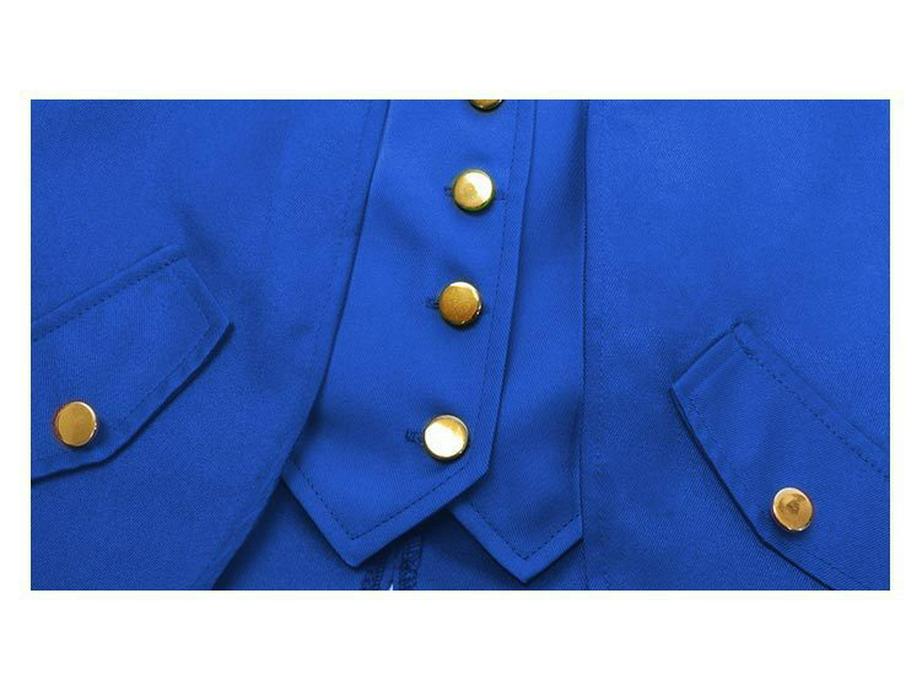 2025Wish Men's Medieval Gothic Swallowtail Coat - European & American Retro Punk Style