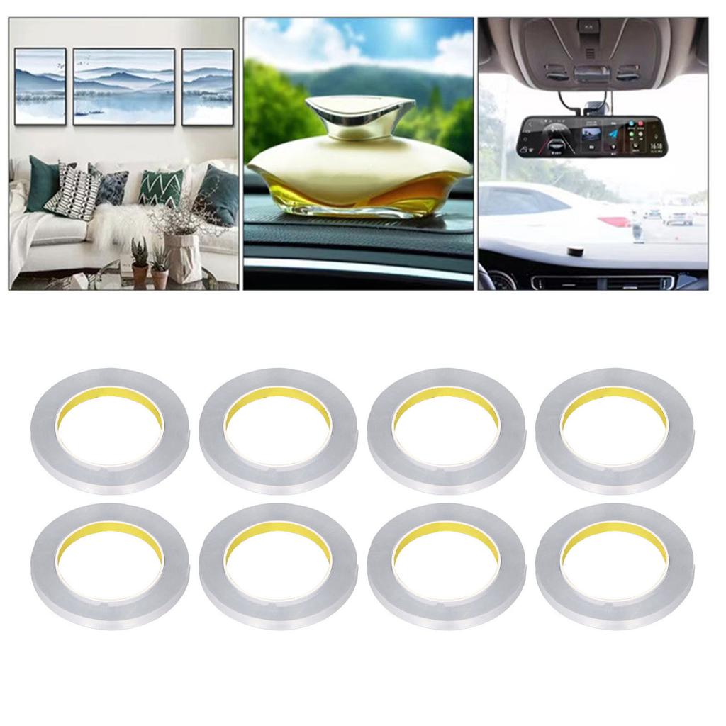 20 rolls of double-sided acrylic tape, strong adhesive attachment for heavy objects, practical wall tape for crafts and decorations