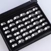 10 teile/los Großhandel Mode Einfache Edelstahl Ring Für Männer Frauen Schöne Trendy Punk Schmuck Vintage Geburtstag Party Geschenke