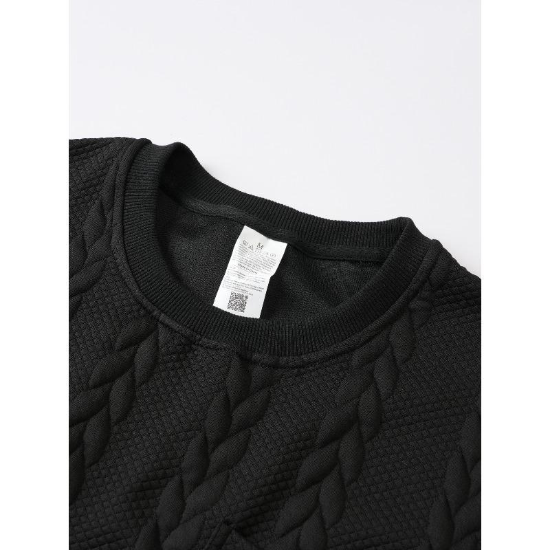 Men's Jacquard Textured Pocket Short Sleeve T-Shirt.