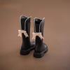 New Style High-top Boots for Girls with Padded Soft Soles and Anti-slip Properties - Children's Shoes